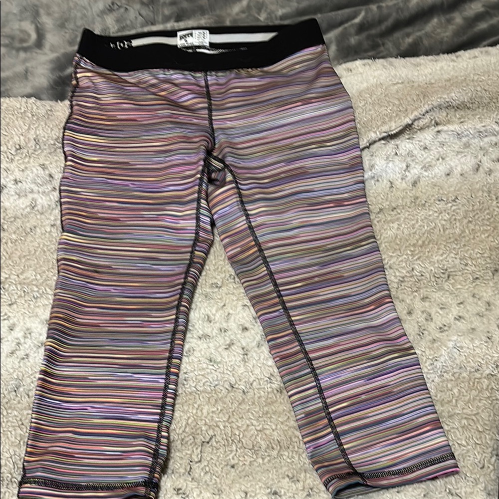 Soffe Kids Leggings with Colorful Stripes